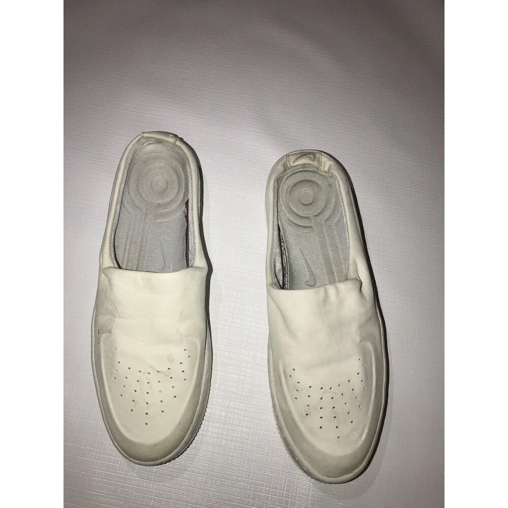 Nike Air Force 1 Lover XX Clog Off White Cream Platform Mules AO1523-100 Sz 7.5